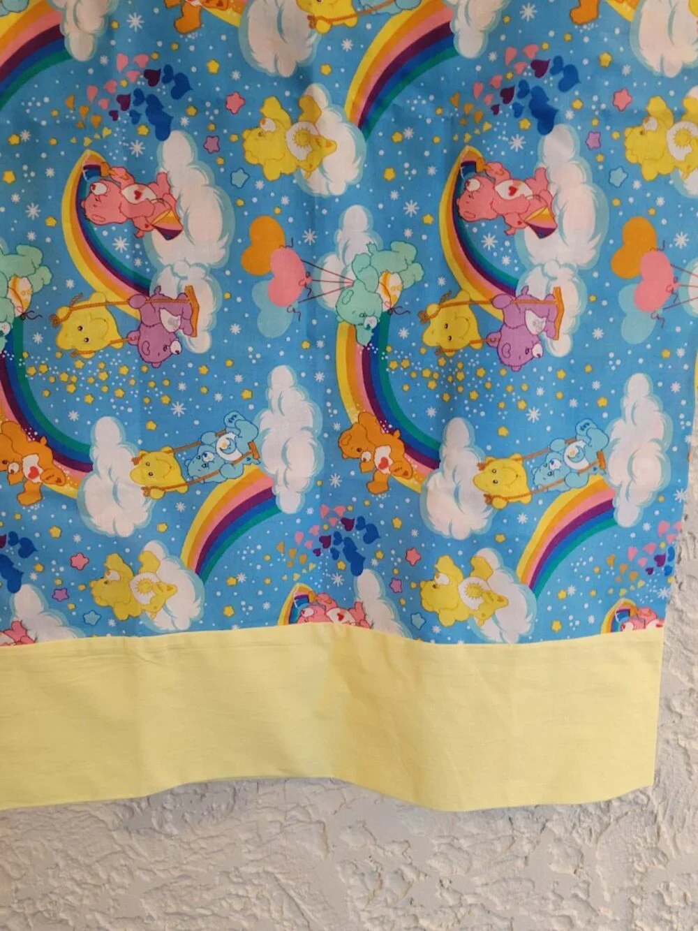 Vintage Carebear Pillowcase - Handmade Pillow Case, Excellent Condition